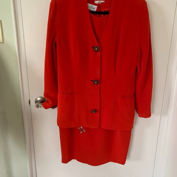 Vintage 2 piece Dress and Jacket - Picture 3 of 4